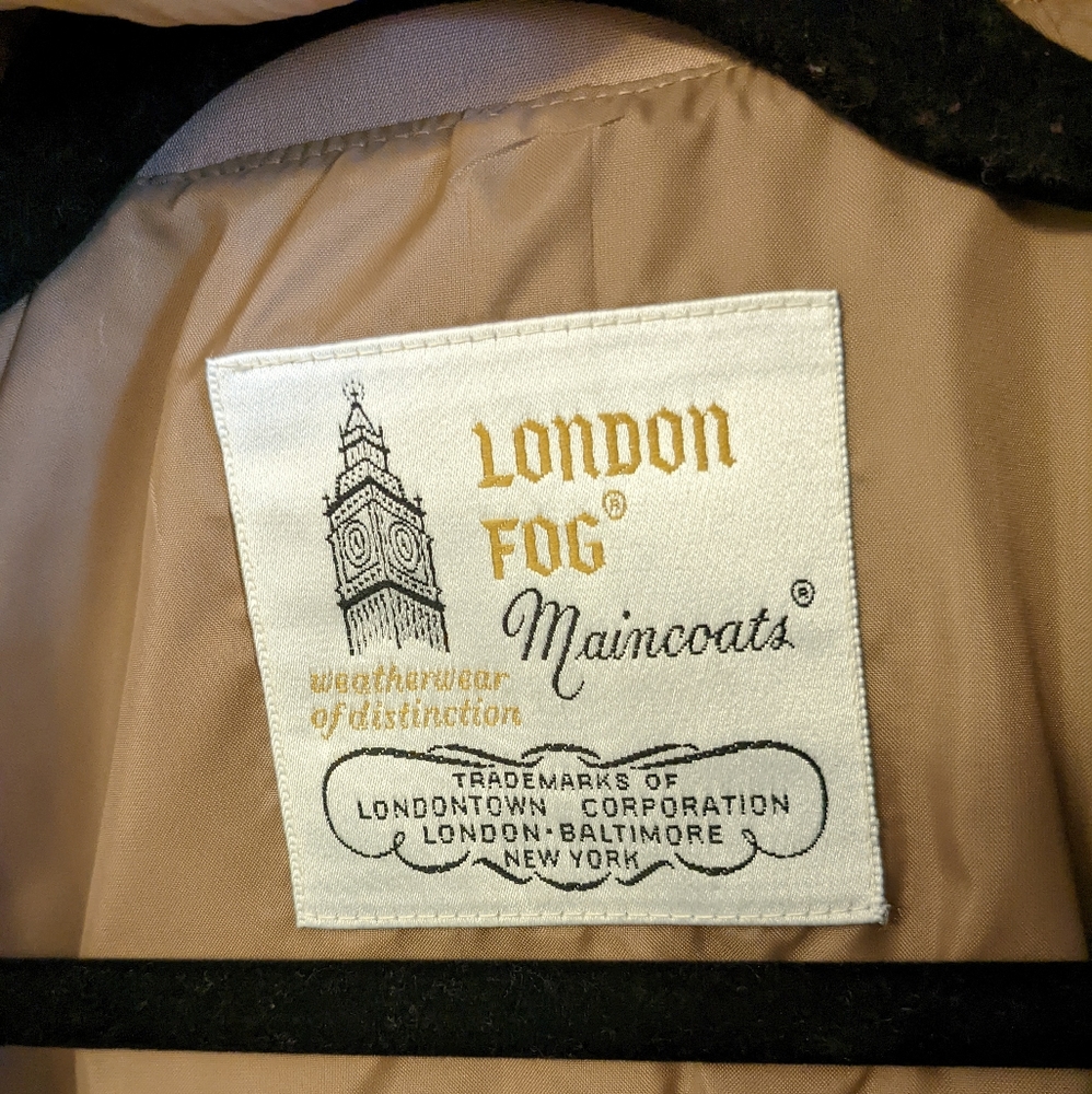 Vintage dusty pink London Fog trench coat - Picture 5 of 5